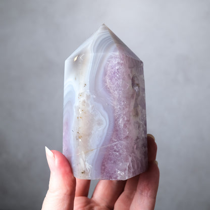 Amethyst & Agate Geode Tower
