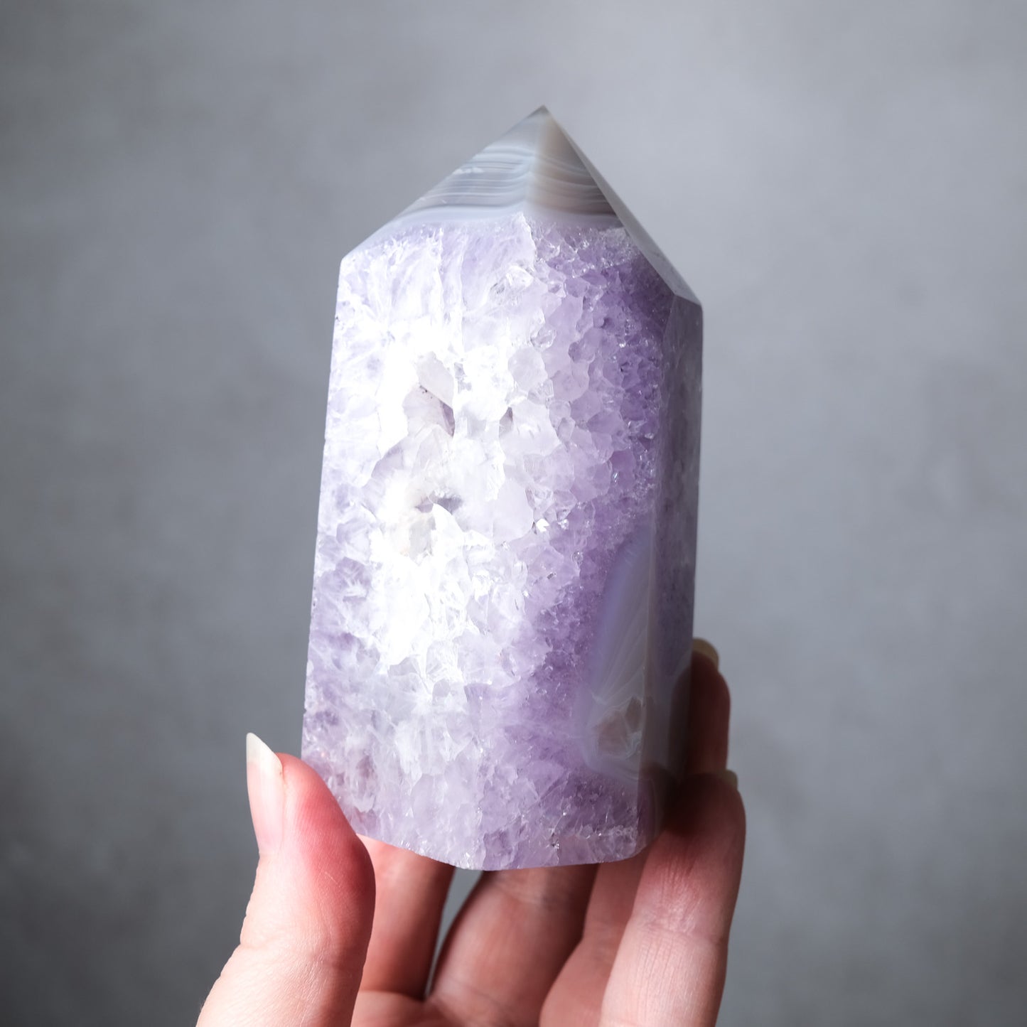 Amethyst & Agate Geode Tower