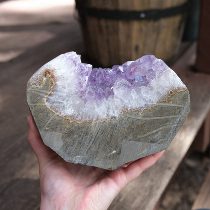 XL Amethyst Geode Freeform | Statement Crystal