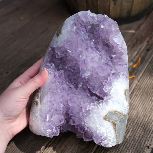 XL Amethyst Geode Freeform | Statement Crystal