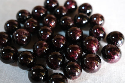 Garnet Crystal Spheres | Flashy Red Garnet