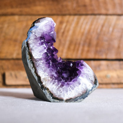 Grape Jelly Amethyst Cluster | Uruguayan Amethyst Freeform Geode