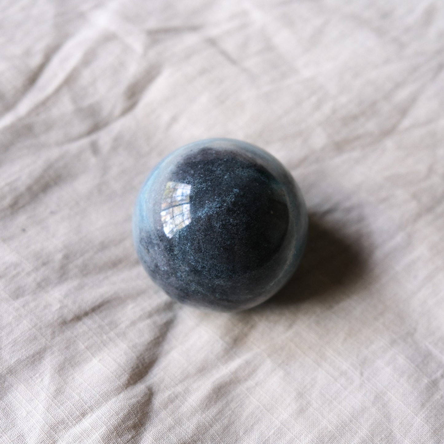 Trolleite Crystal Sphere | Blue Trolleite Sphere