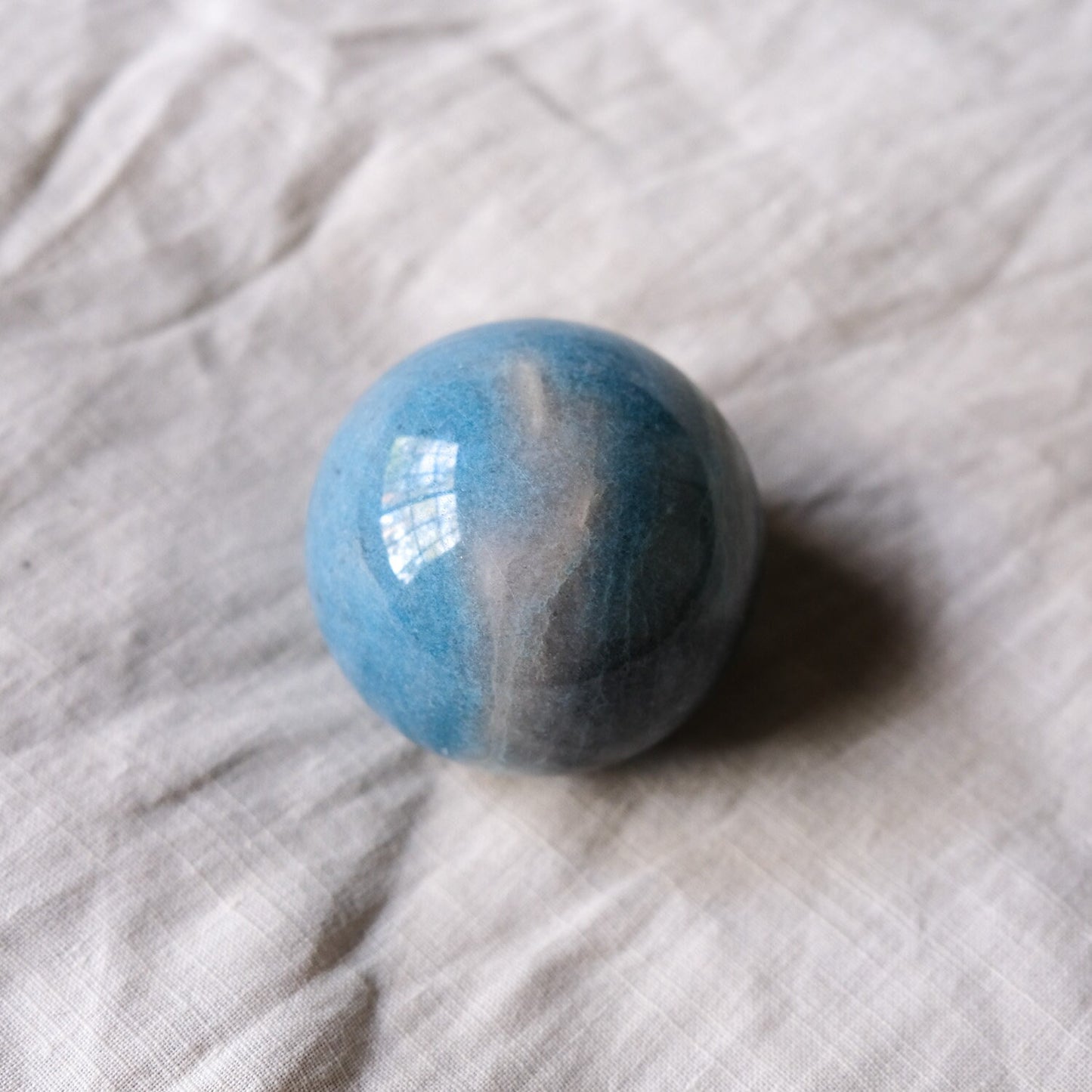 Trolleite Crystal Sphere | Blue Trolleite Sphere