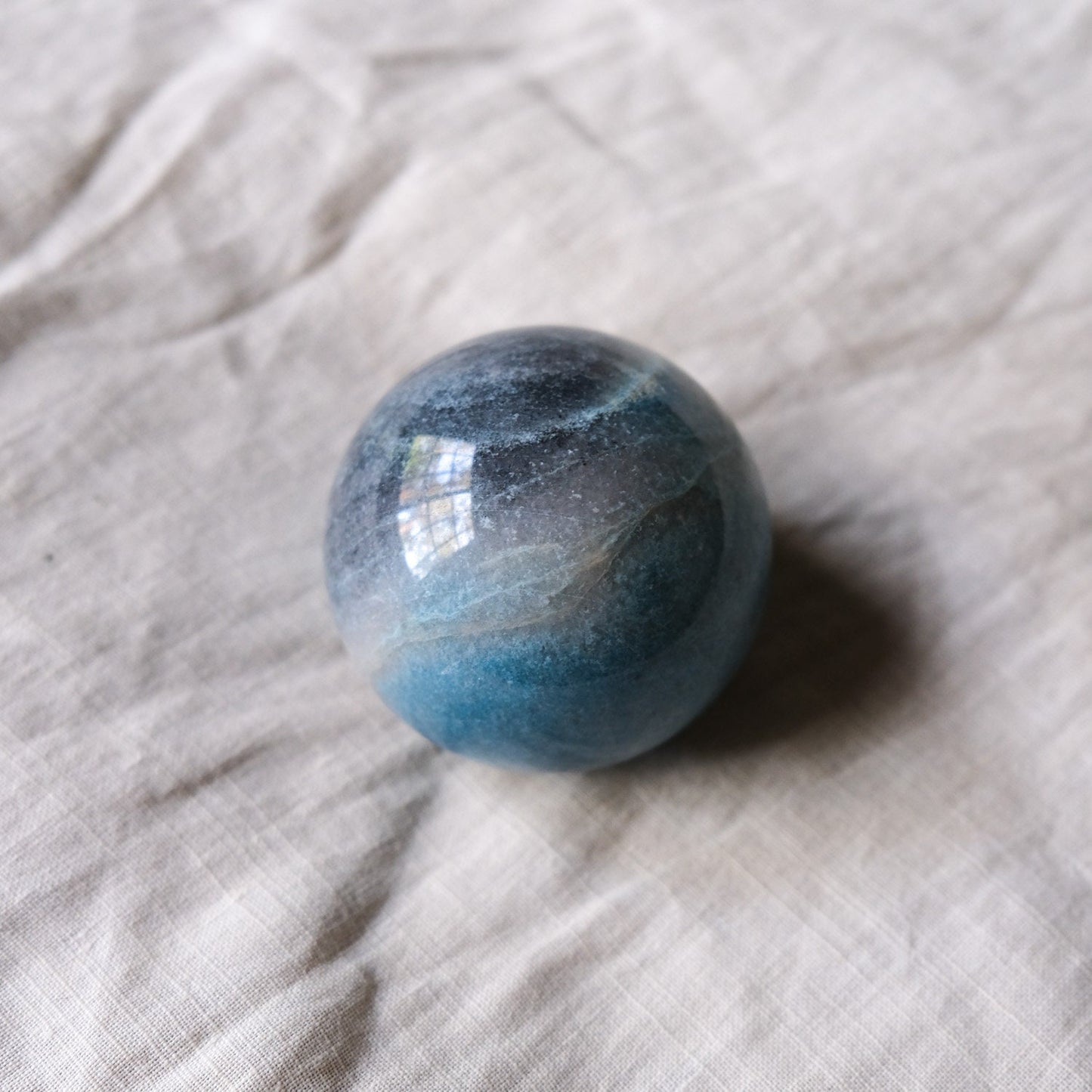 Trolleite Crystal Sphere | Blue Trolleite Sphere