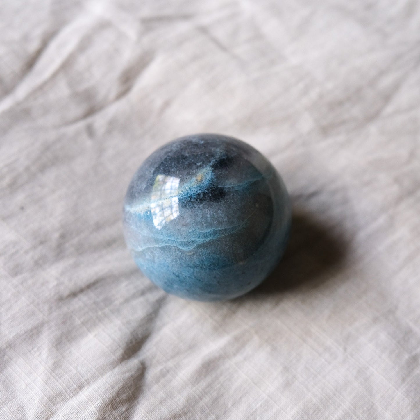 Trolleite Crystal Sphere | Blue Trolleite Sphere