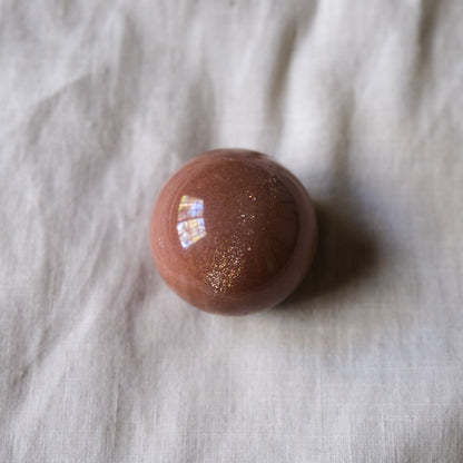 Moonstone + Sunstone Crystal Sphere