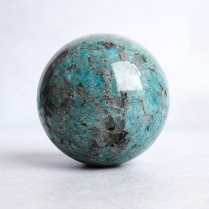 Amazonite & Smokey Quartz Crystal Sphere