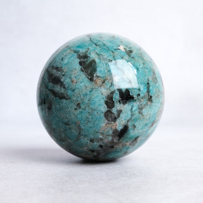 Amazonite & Smokey Quartz Crystal Sphere